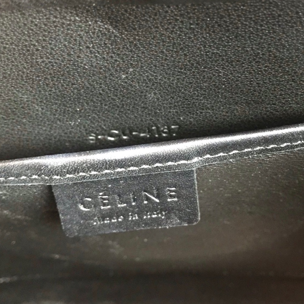 Auth Celine Tricolor Suede Leather Nano Crossbody - Picture 6 of 8